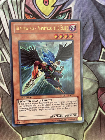 DP11-EN012 Blackwing - Zephyros The Elite Ultra Rare 1st Edition NM Yugioh Card
