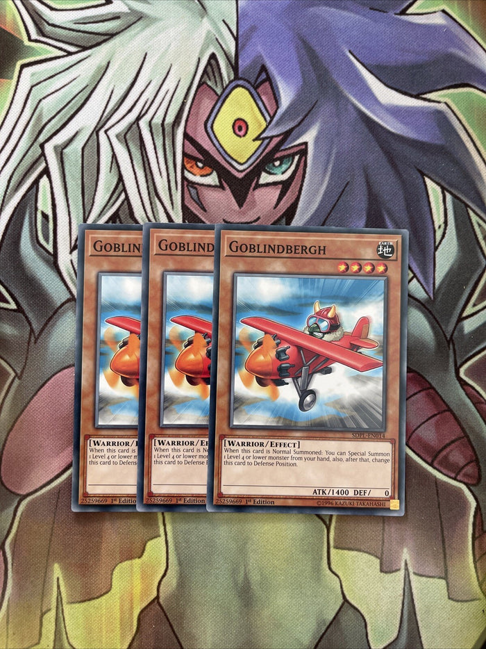 SDPL-EN014 x3 Goblindbergh Common Excellent Condition Yugioh
