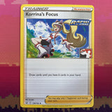 Pokemon Card Korrina's Focus Battle Styles Uncommon 128/163 Near Mint