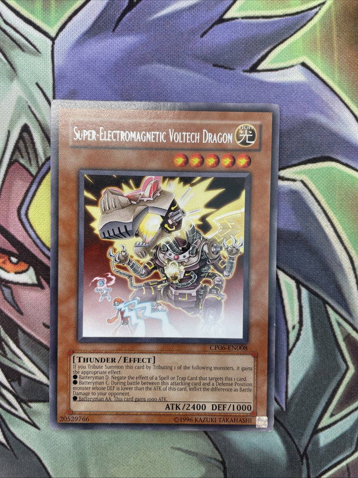 CP06-EN008 Super-Electromagnetic Voltech Dragon Rare Unl Edition NM Yugioh Card