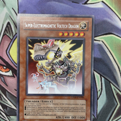 CP06-EN008 Super-Electromagnetic Voltech Dragon Rare Unl Edition NM Yugioh Card