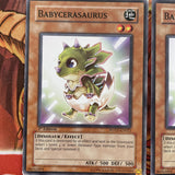 POTD-EN022 Babycerasaurus 3x Yugioh Common Excellent Condition x3