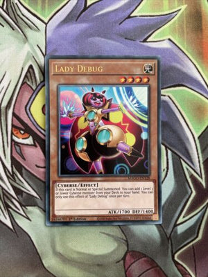 MAGO-EN128 Lady Debug Rare 1st Edition NM Yugioh Card
