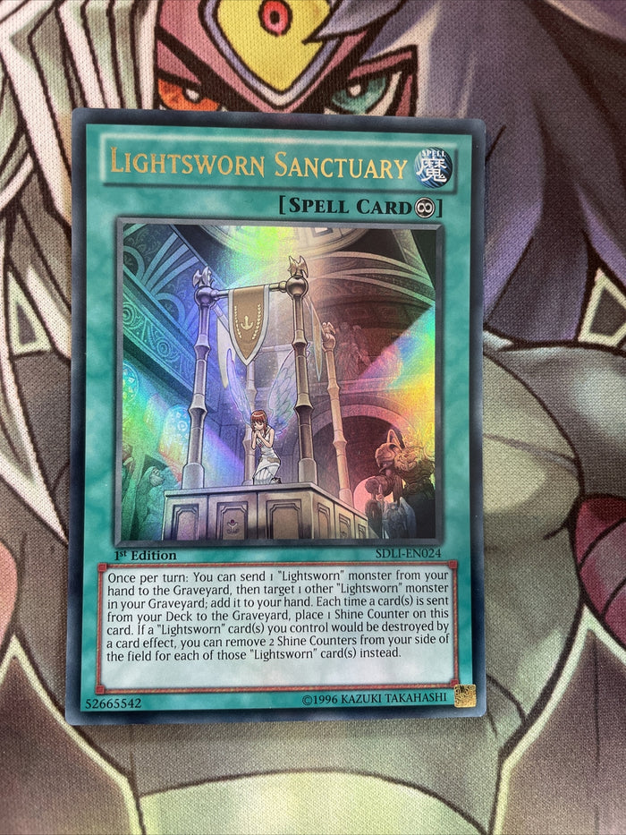 SDLI-EN024 Lightsworn Sanctuary Ultra Rare 1st Edition Near Mint Yugioh