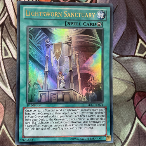 SDLI-EN024 Lightsworn Sanctuary Ultra Rare 1st Edition Near Mint Yugioh