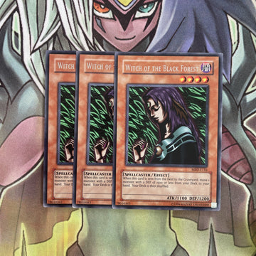 MRD-E116 x3 Witch of the Black Forest Rare Excellent Conditon Yugioh