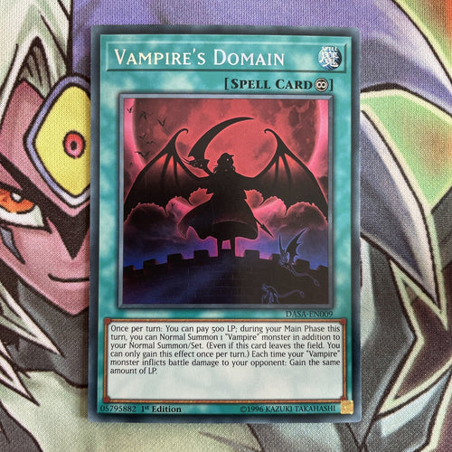 DASA-EN009 Vampire's Domain Secret Rare 1st Edition NM Yugioh Card