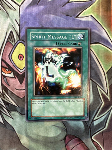 LON-EN092 Spirit Message L Rare Unlimited Edition NM Yugioh Card