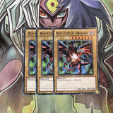 SDDC-EN005 x3 Red-Eyes B. Dragon Common Excellent Condition Yugioh