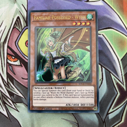 SCH-EN040 Familiar Possessed - Wynn Ultra Rare 1st Edition NM Yugioh Card