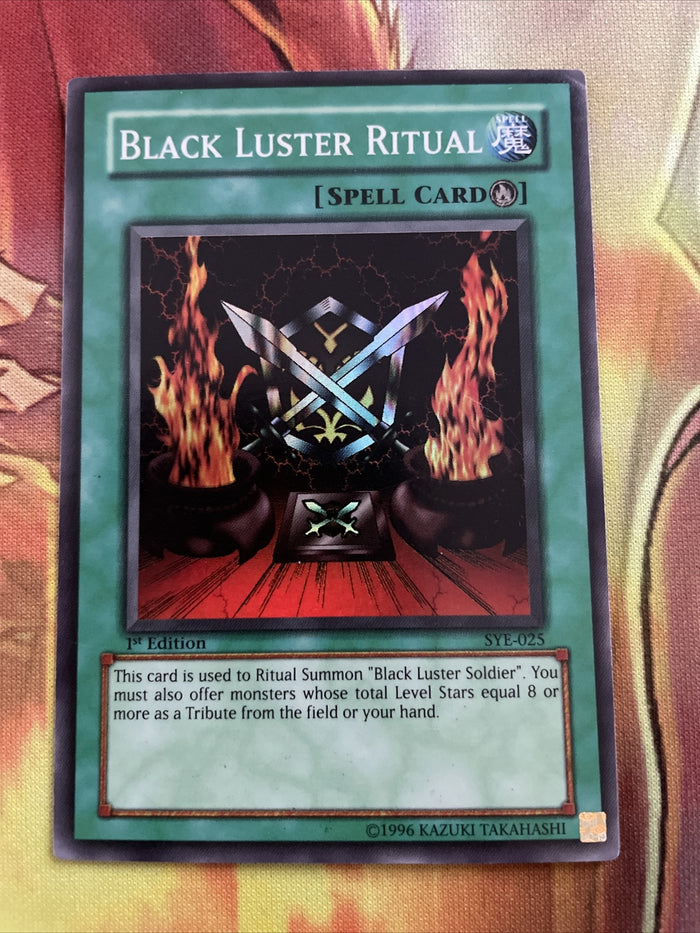 SYE-025 Yugioh Card - Black Luster Ritual - 1st Edition