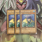 LOB-027 x3 Aqua Madoor Rare Excellent Condition Yugioh