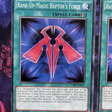 CORE-EN057 x3 Rank-Up-Magic Raptor's Force Common 1st Edition Mint Yugioh