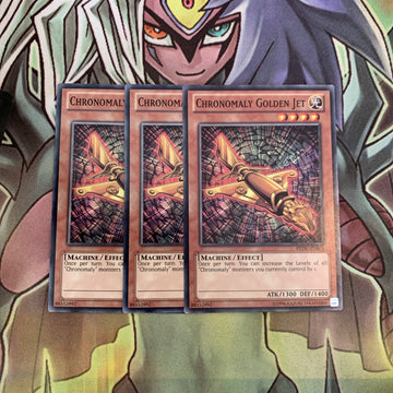 REDU-EN011 x3 Chronomaly Golden Jet Common Excellent Condition Yugioh