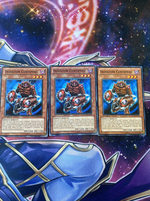 ORCS-EN019 Inzektor Centipede Yugioh x3 Playset