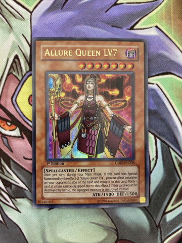 CDIP-EN008 Allure Queen LV7 Ultra Rare 1st Edition NM Yugioh Card