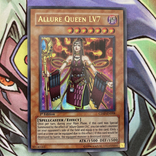 CDIP-EN008 Allure Queen LV7 Ultra Rare 1st Edition NM Yugioh Card