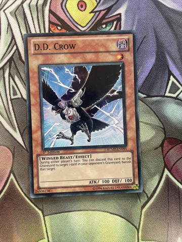 RYMP-EN095 D.D. Crow Super Rare 1st Edition Near Mint Yugioh