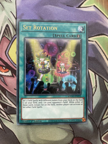 MAGO-EN153 Set Rotation Rare 1st Edition NM Yugioh Card