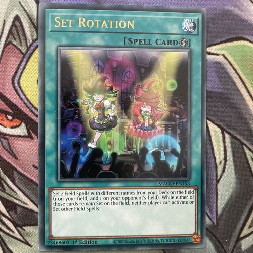 MAGO-EN153 Set Rotation Rare 1st Edition NM Yugioh Card