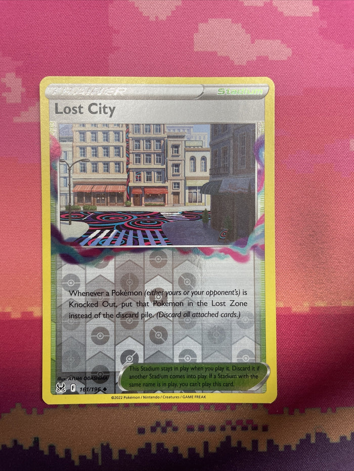Pokemon Card Lost City Lost Origin Reverse Holo 161/196 NM
