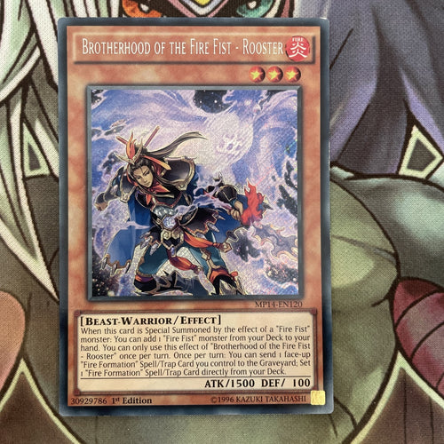 MP14-EN120 Brotherhood Of The Fire Fist - Rooster Secret Rare 1st Ed NM Yugioh