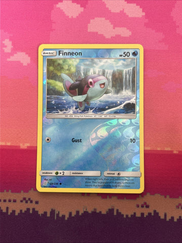 Pokemon Card Finneon Unified Minds Reverse Holo 39/236 Near Mint