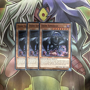 OP17-EN016 x3 Dark Simorgh Common Excellent Condition Yugioh