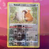 Pokemon Card Bidoof Crown Zenith Reverse Holo 111/159 Near Mint