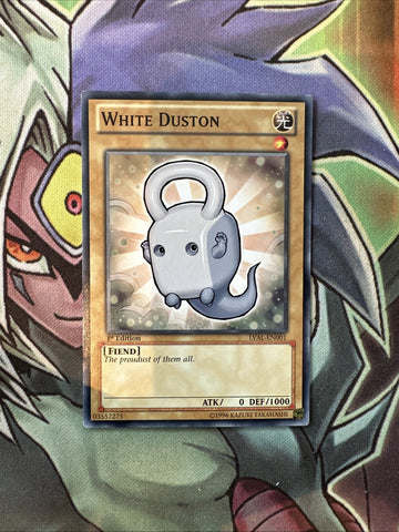 LVAL-EN001 White Duston Common 1st Edition NM Yugioh Card