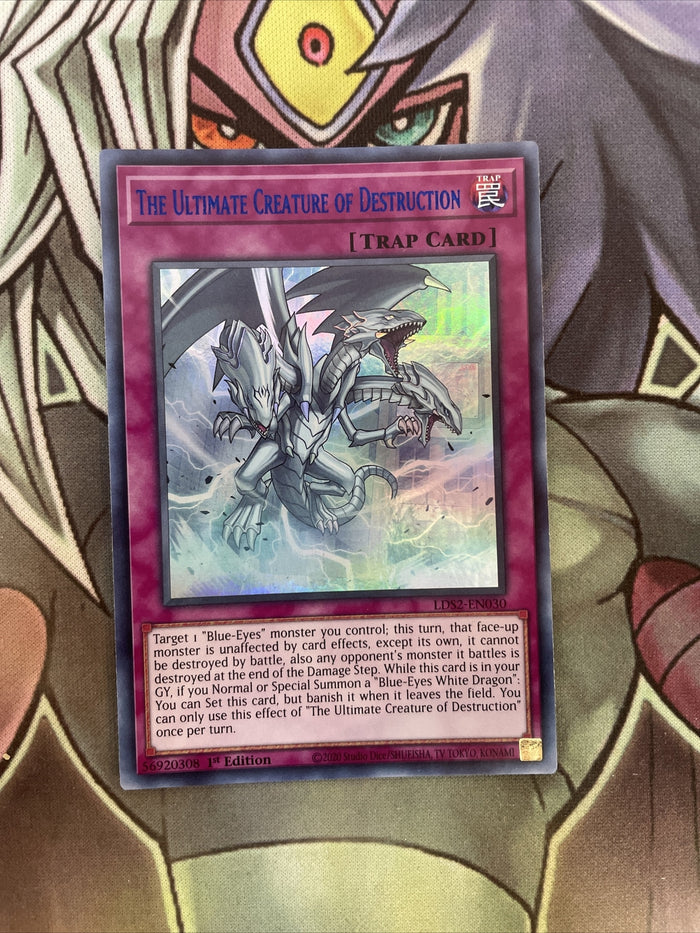 LDS2-EN030 The Ultimate Creature Of Destruction Blue Rare 1st Edition NM Yugioh