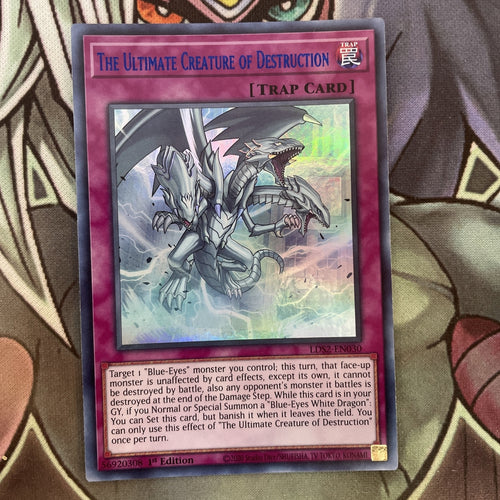 LDS2-EN030 The Ultimate Creature Of Destruction Blue Rare 1st Edition NM Yugioh