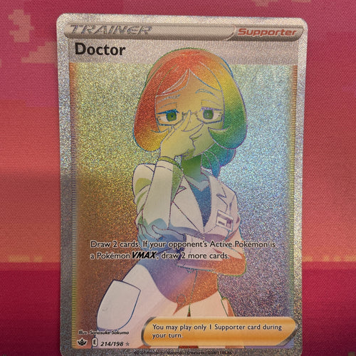 Pokemon Card Doctor 214/198 Secret Rare Chilling Reign NM