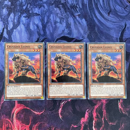 MP19-EN079 3x Crusadia Leonis Common 1st Edition Yugioh