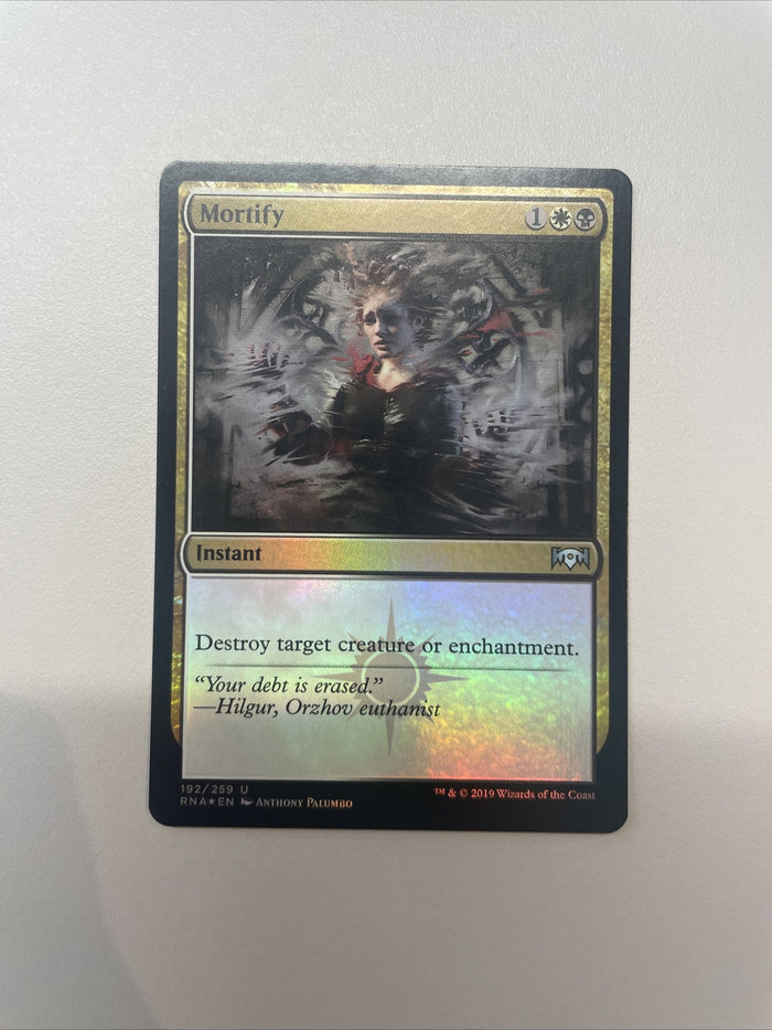 Mortify - Ravnica FOIL Excellent Magic MTG