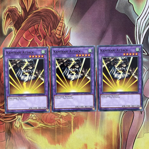 OP12-EN019 x3 Kaminari Attack - Common - OTS - YuGiOh