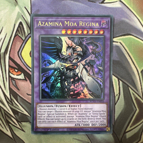 ROTA-EN033 Azamina Moa Regina Ultra Rare 1st Edition NM Yugioh Card