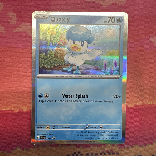 Pokemon Card Quaxly Black Star Promo 003 NM