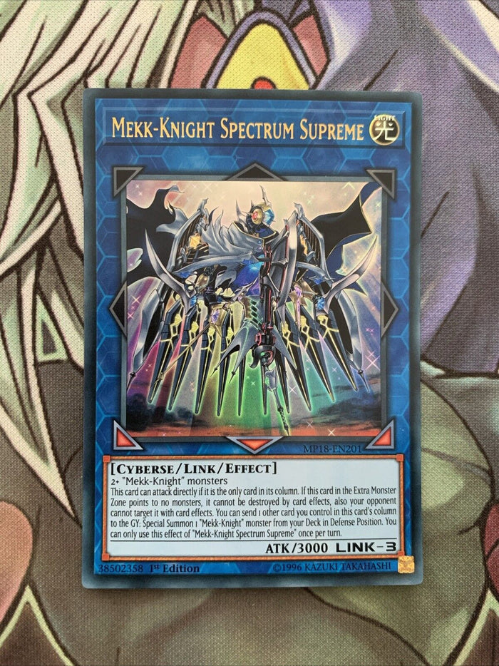MP18-EN201 Mekk-Knight Spectrum Supreme Ultra Rare 1st Edition NM Yugioh Card