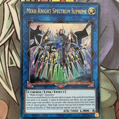 MP18-EN201 Mekk-Knight Spectrum Supreme Ultra Rare 1st Edition NM Yugioh Card
