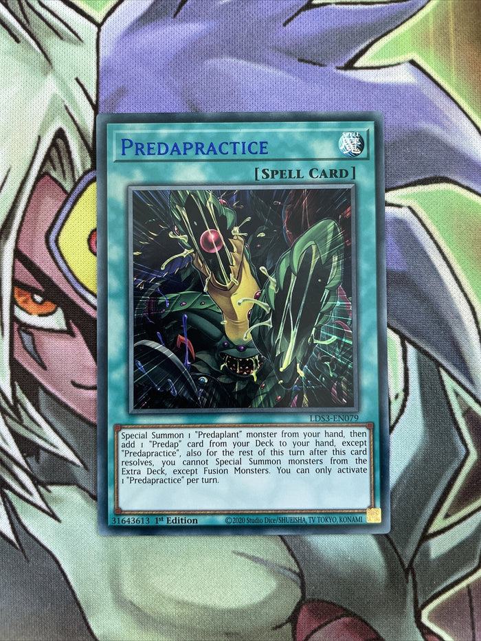 LDS3-EN079 Predapractice Blue Ultra Rare 1st Edition NM Yugioh Card