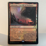 Sokenzan, Crucible Of Defiance - Kamigawa Neon Dynasty FOIL Excellent Magic MTG
