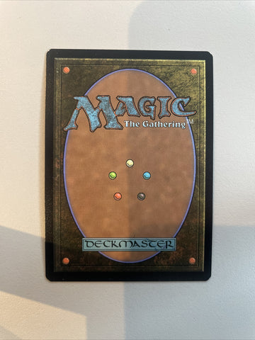 Sokenzan, Crucible Of Defiance - Kamigawa Neon Dynasty FOIL Excellent Magic MTG (back)
