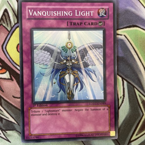 LODT-EN089 Vanquishing Light Super Rare 1st Edition NM Yugioh Card