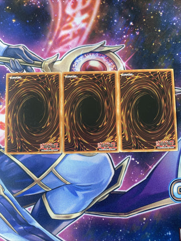 LEHD-ENC39 x3 Dante, Traveler Of The Burning Abyss Yugioh Playset (back)