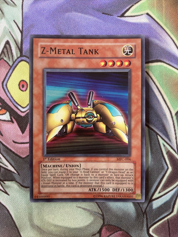MFC-006 Z-Metal Tank Super Rare 1st Edition Near Mint Yugioh Card