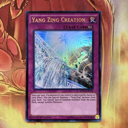 MP15-EN116 Yang Zing Creation Ultra Rare Yugioh Card NM