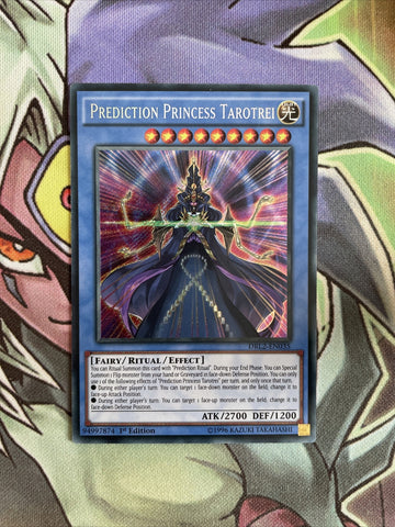 DRL2-EN035 Prediction Princess Tarotrei Secret Rare 1st Edition NM Yugioh Card