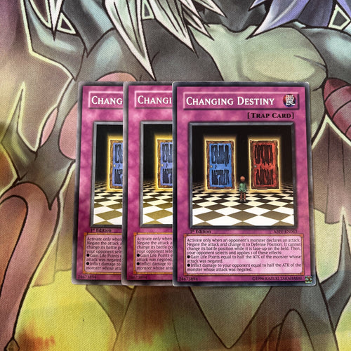 ABPF-EN063 x3 Changing Destiny Common Excellent Condition Yugioh