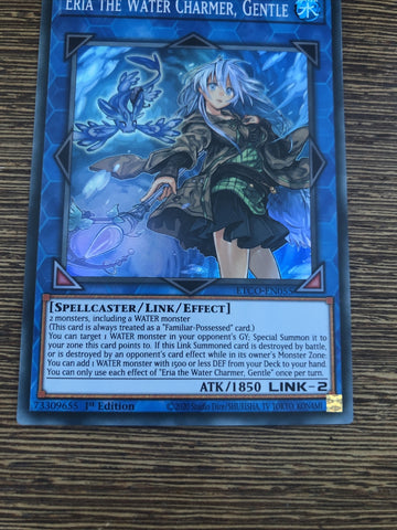 ETCO-EN055 Eria the Water Charmer, Gentle Super Rare 1st Edition Mint YuGiOh (back)